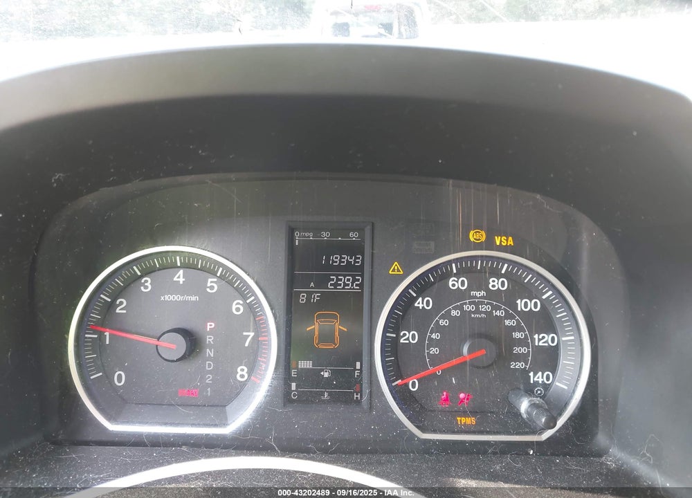 2007 HONDA CR-V EX VIN: JHLRE48597C018136