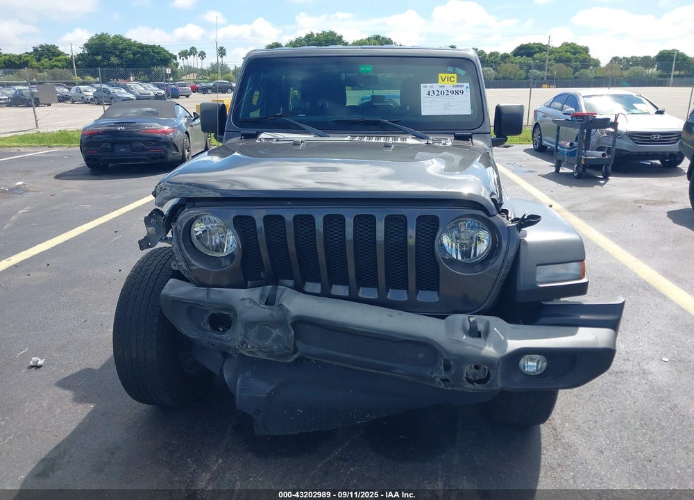 2020 JEEP WRANGLER UNLIMITED SPORT 4X4 VIN: 1C4HJXDN1LW143717