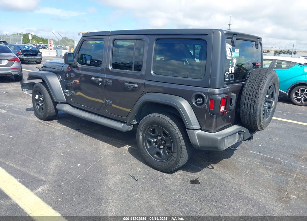 2020 JEEP WRANGLER UNLIMITED SPORT 4X4 VIN: 1C4HJXDN1LW143717
