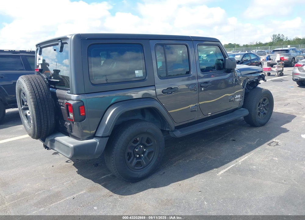 2020 JEEP WRANGLER UNLIMITED SPORT 4X4 VIN: 1C4HJXDN1LW143717