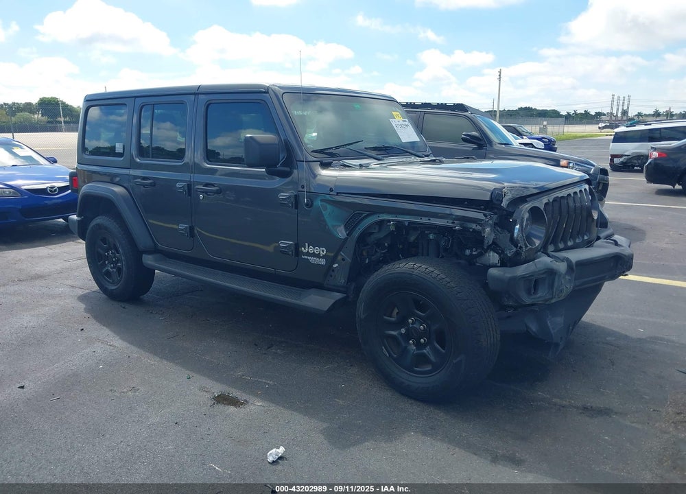 2020 JEEP WRANGLER UNLIMITED SPORT 4X4 VIN: 1C4HJXDN1LW143717