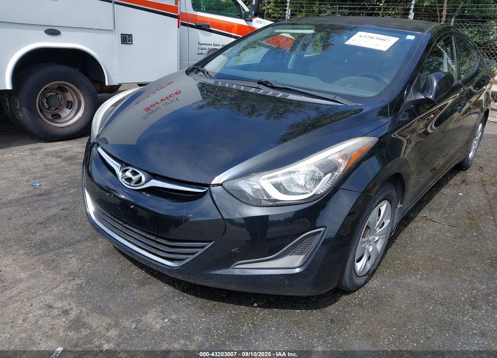 2016 HYUNDAI ELANTRA VIN: KMHDH4AEXGU575801
