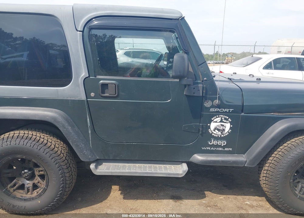 2004 JEEP WRANGLER SPORT VIN: 1J4FA49S84P749977