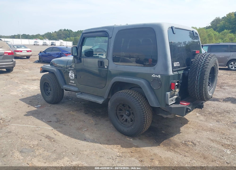 2004 JEEP WRANGLER SPORT VIN: 1J4FA49S84P749977