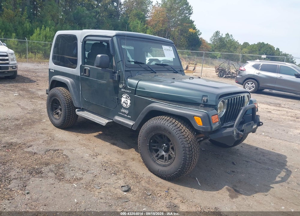2004 JEEP WRANGLER SPORT VIN: 1J4FA49S84P749977