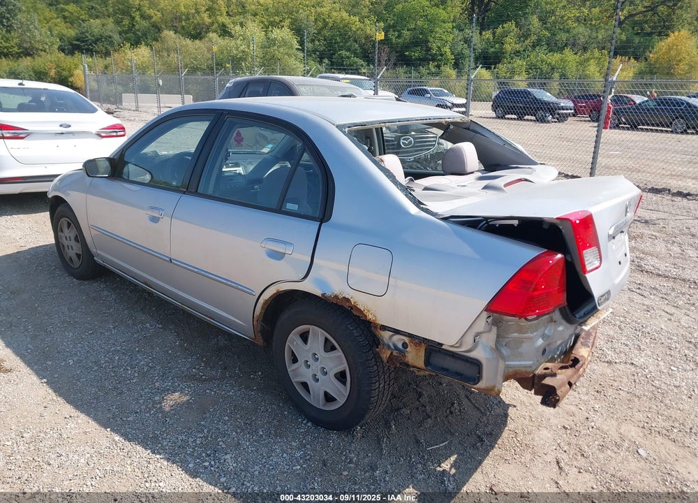 2003 HONDA CIVIC LX VIN: JHMES16573S003137