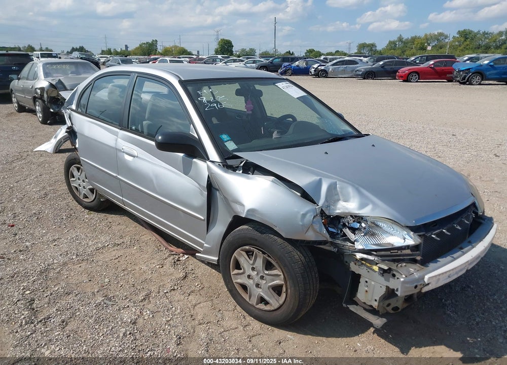 2003 HONDA CIVIC LX VIN: JHMES16573S003137