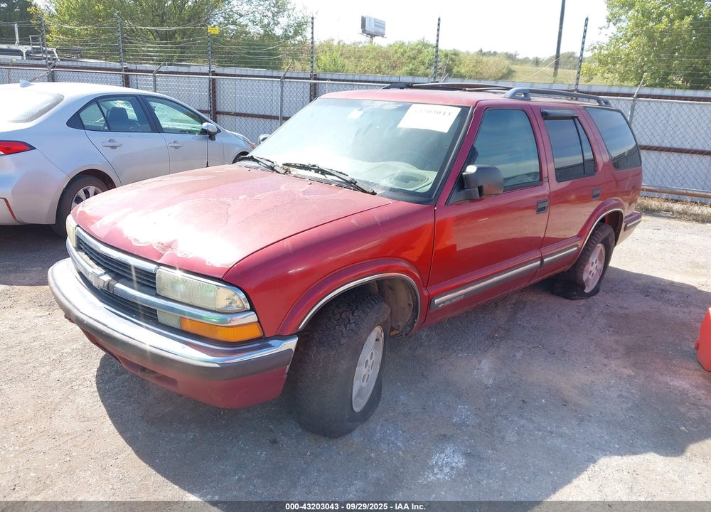 1999 CHEVROLET BLAZER LS VIN: 1GNDT13W3X2249302