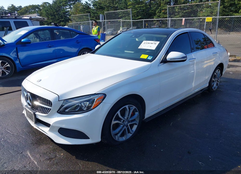 2016 MERCEDES-BENZ C CLASS VIN: WDDWF4KB6GR145943