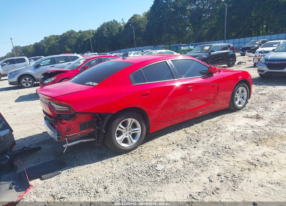 2022 DODGE CHARGER SXT RWD VIN: 2C3CDXBG1NH152218