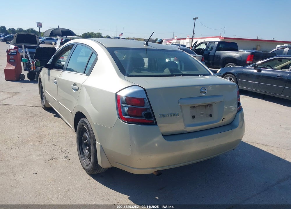 2008 NISSAN SENTRA 2.0S VIN: 3N1AB61E38L707526