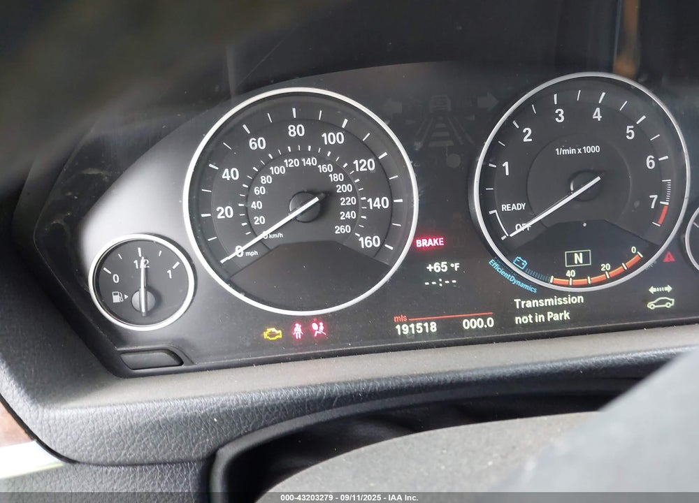 2013 BMW 335 XI VIN: WBA3B9C59DF585194