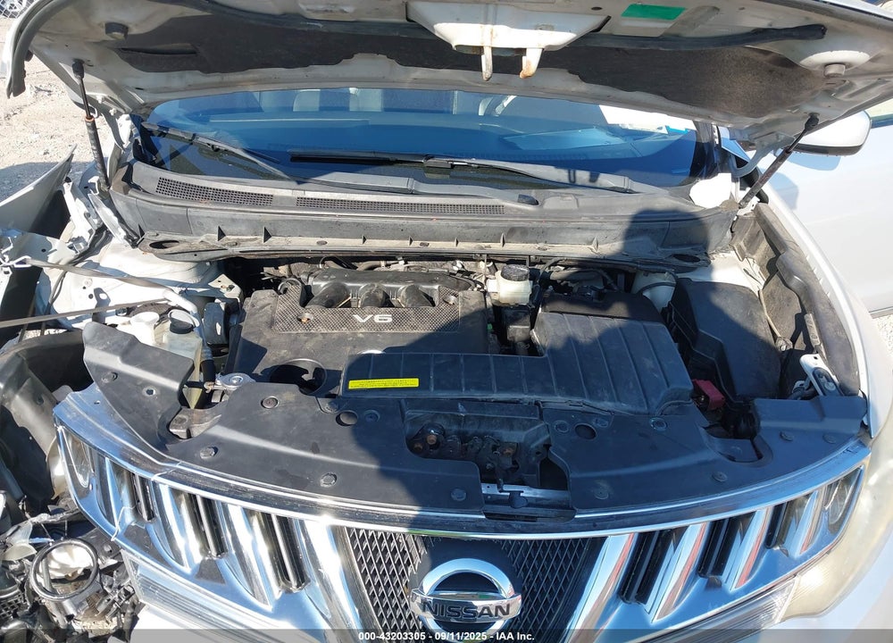 2010 NISSAN MURANO VIN: JN8AZ1MW5AW128980