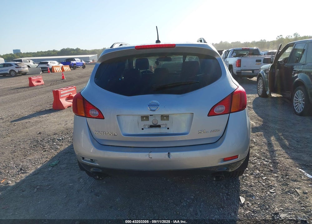 2010 NISSAN MURANO VIN: JN8AZ1MW5AW128980