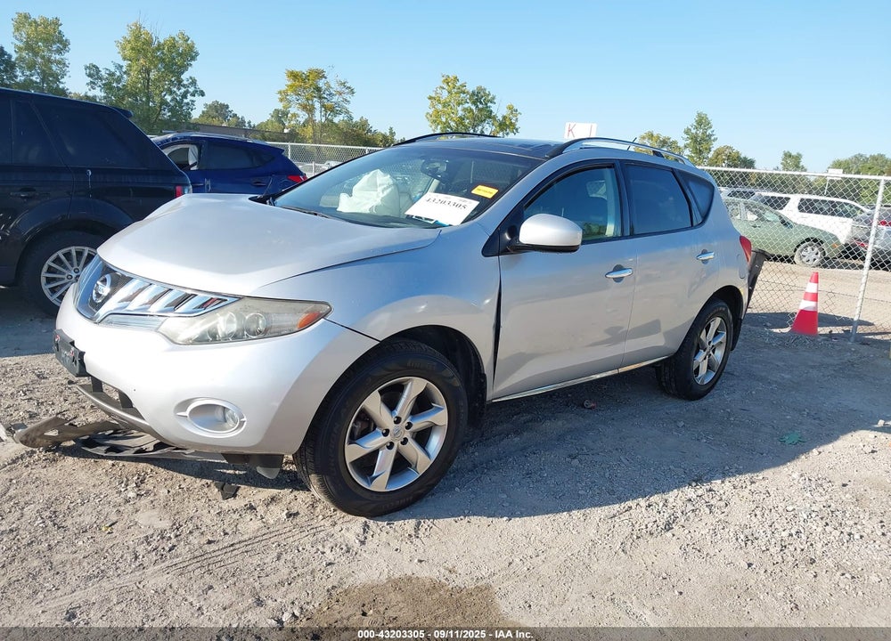 2010 NISSAN MURANO VIN: JN8AZ1MW5AW128980