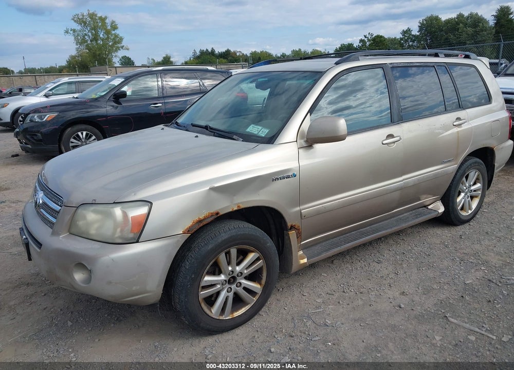 2006 TOYOTA HIGHLANDER HYBRID LIMITED V6 VIN: JTEDW21A960015328