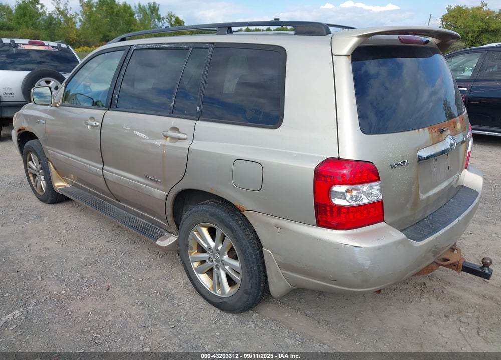 2006 TOYOTA HIGHLANDER HYBRID LIMITED V6 VIN: JTEDW21A960015328