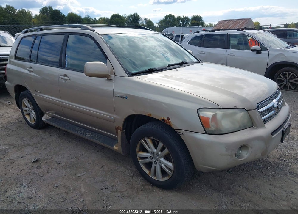 2006 TOYOTA HIGHLANDER HYBRID LIMITED V6 VIN: JTEDW21A960015328