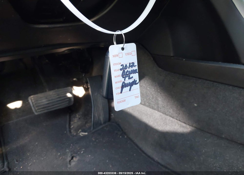 2012 ACURA TL VIN: 19UUA8F75CA004465