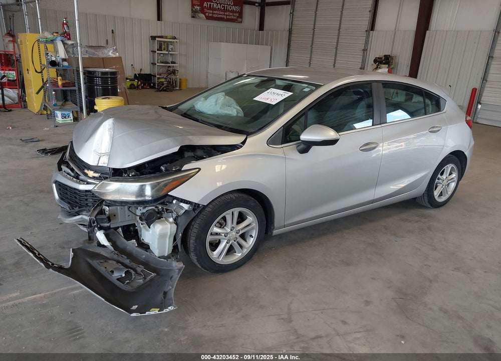 2017 CHEVROLET CRUZE VIN: 3G1BE6SM2HS509727