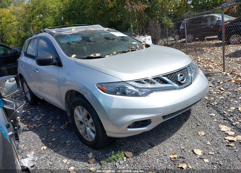 2014 NISSAN MURANO VIN: JN8AZ1MW0EW504250