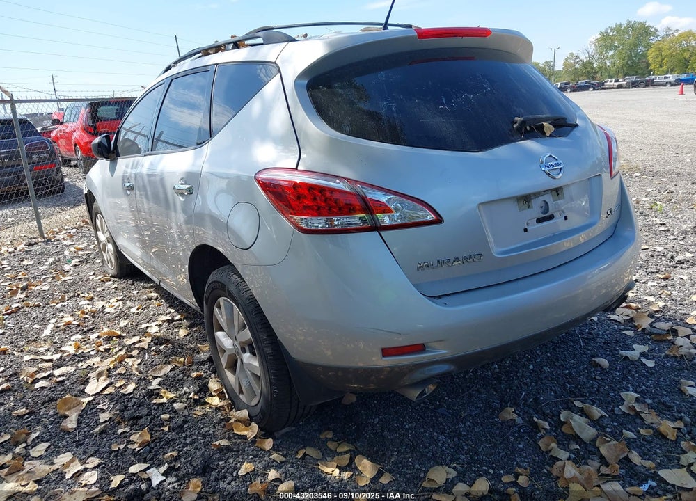 2014 NISSAN MURANO VIN: JN8AZ1MW0EW504250