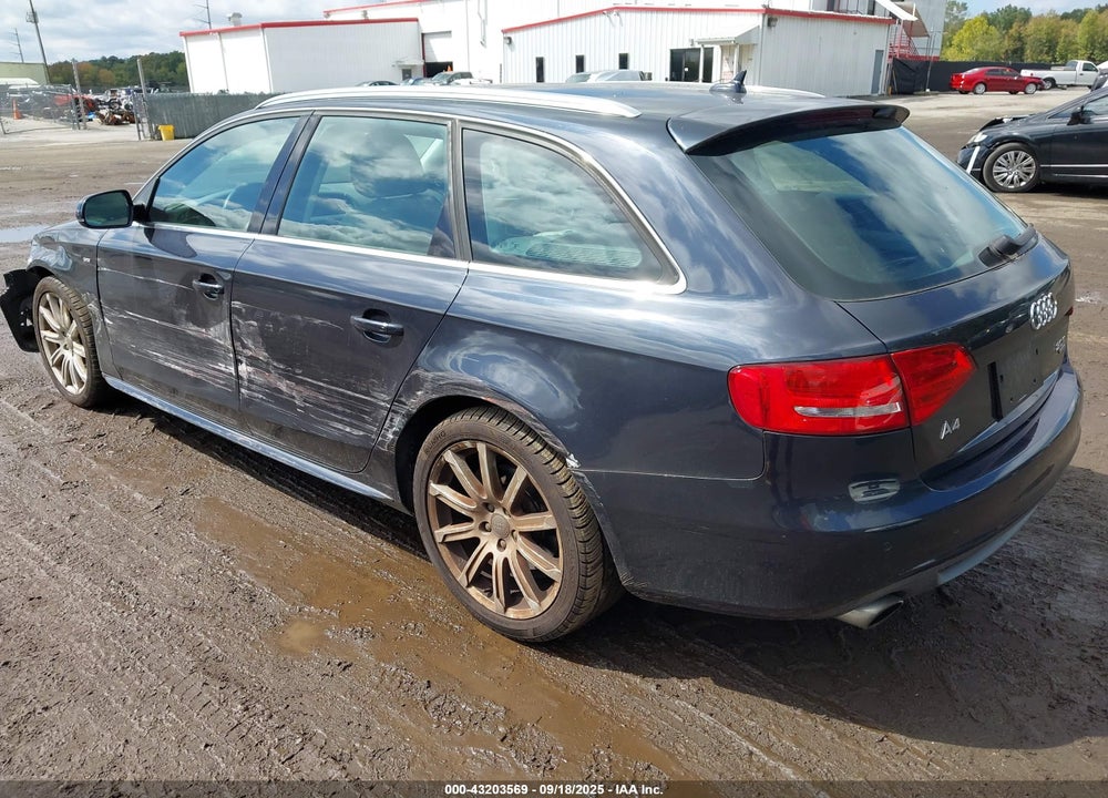 2012 AUDI A4 VIN: WAUWFAFLXCA076563