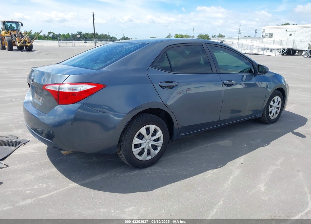 2016 TOYOTA COROLLA VIN: 2T1BURHE2GC542847