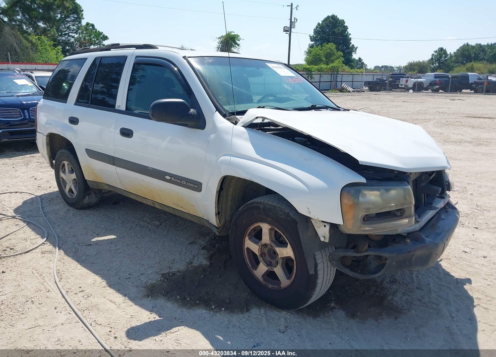 2004 CHEVROLET TRAILBLAZER LS VIN: 1GNDS13S342153102