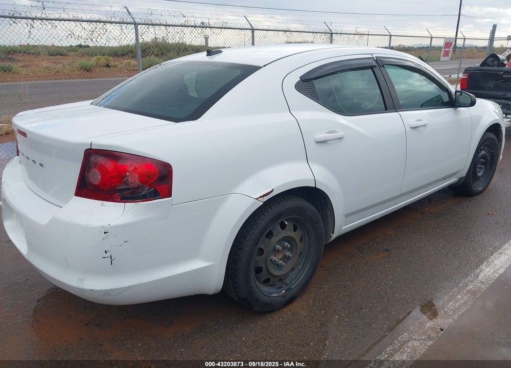 2014 DODGE AVENGER VIN: 1C3CDZAB4EN175789