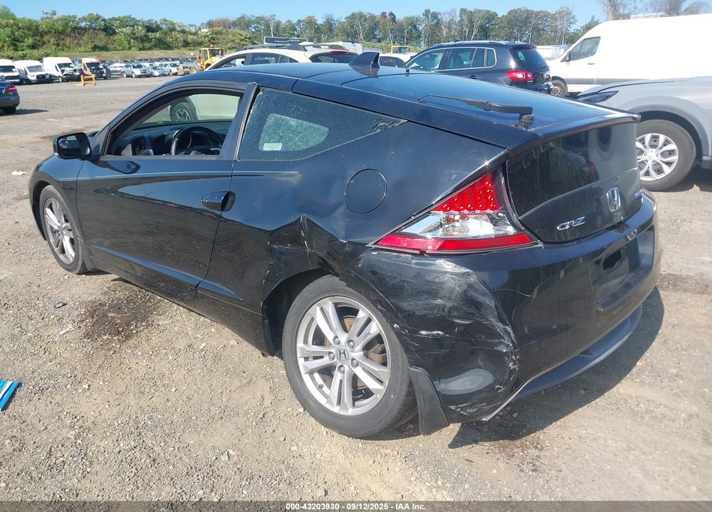 2011 HONDA CR-Z EX VIN: JHMZF1C62BS004777