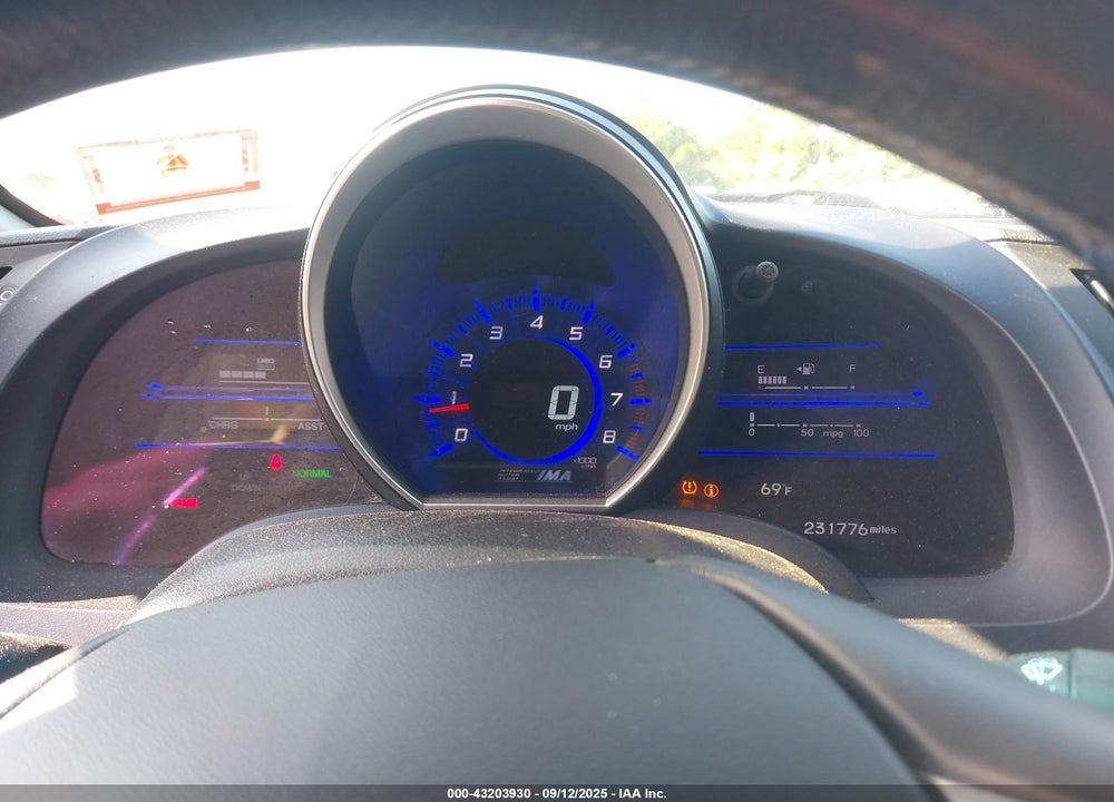 2011 HONDA CR-Z EX VIN: JHMZF1C62BS004777