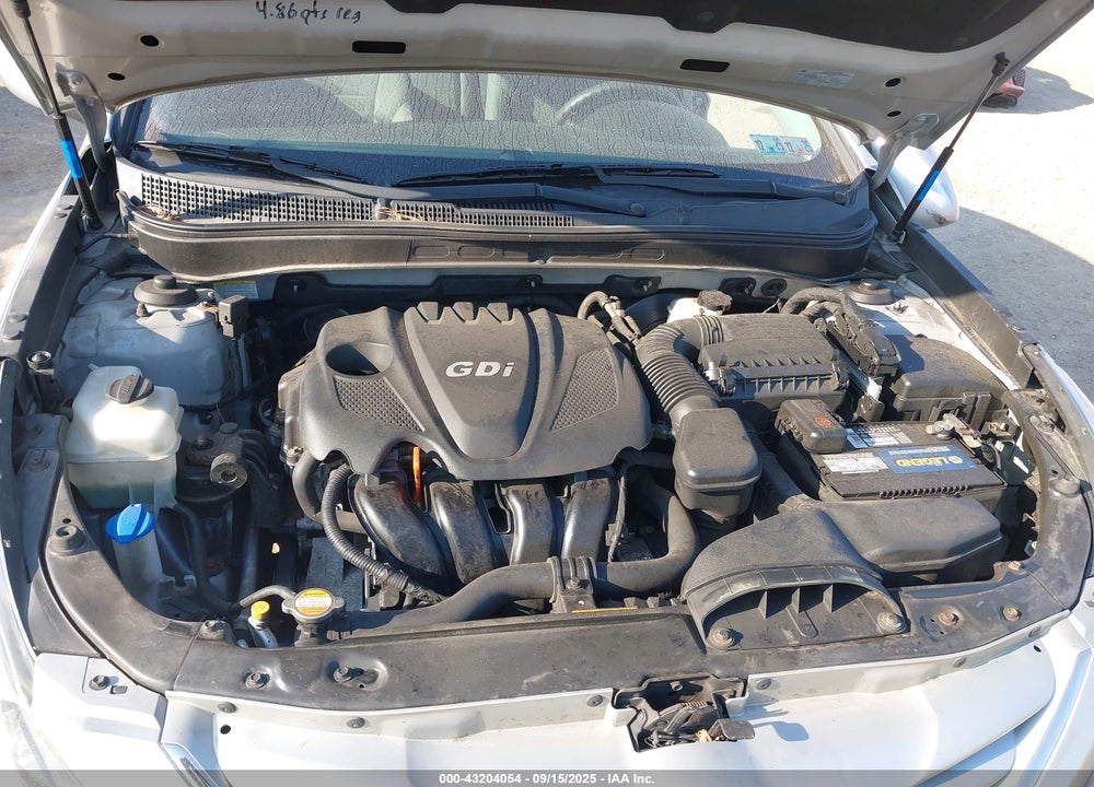 2012 HYUNDAI SONATA VIN: 5NPEB4ACXCH499543