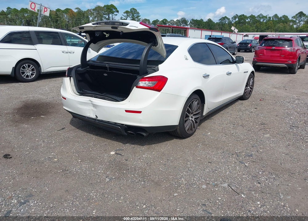 2016 MASERATI GHIBLI VIN: ZAM57RSA0G1169107