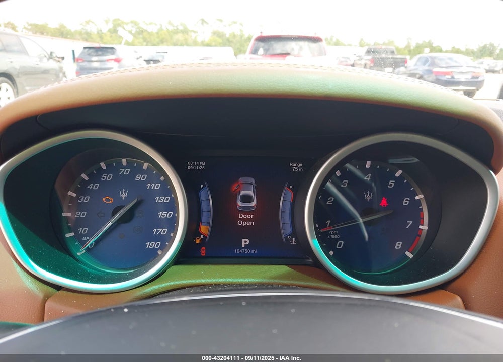 2016 MASERATI GHIBLI VIN: ZAM57RSA0G1169107