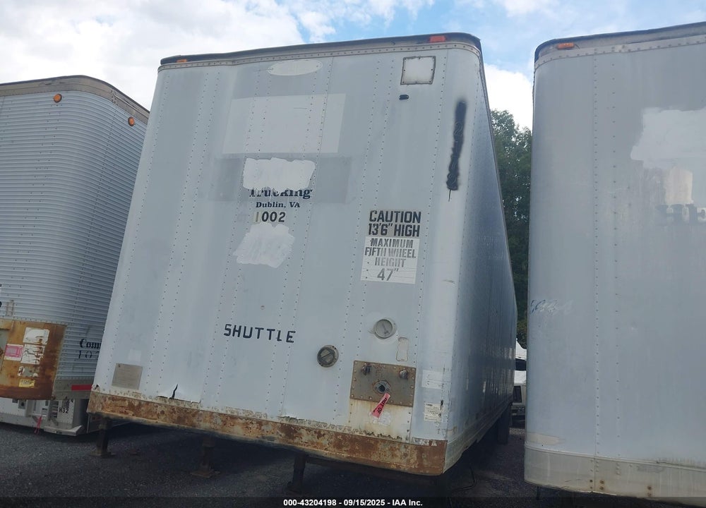 1998 TRAILERS DE MONTERREY S A TRAILERS DE MONTERREY S A VIN: 3AEVS5327WM013740