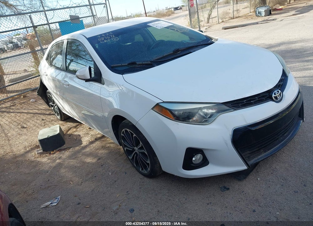 2014 TOYOTA COROLLA S PLUS VIN: 2T1BURHE7EC228821