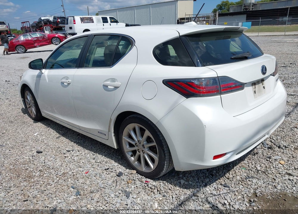 2012 LEXUS CT 200H VIN: JTHKD5BH1C2084270