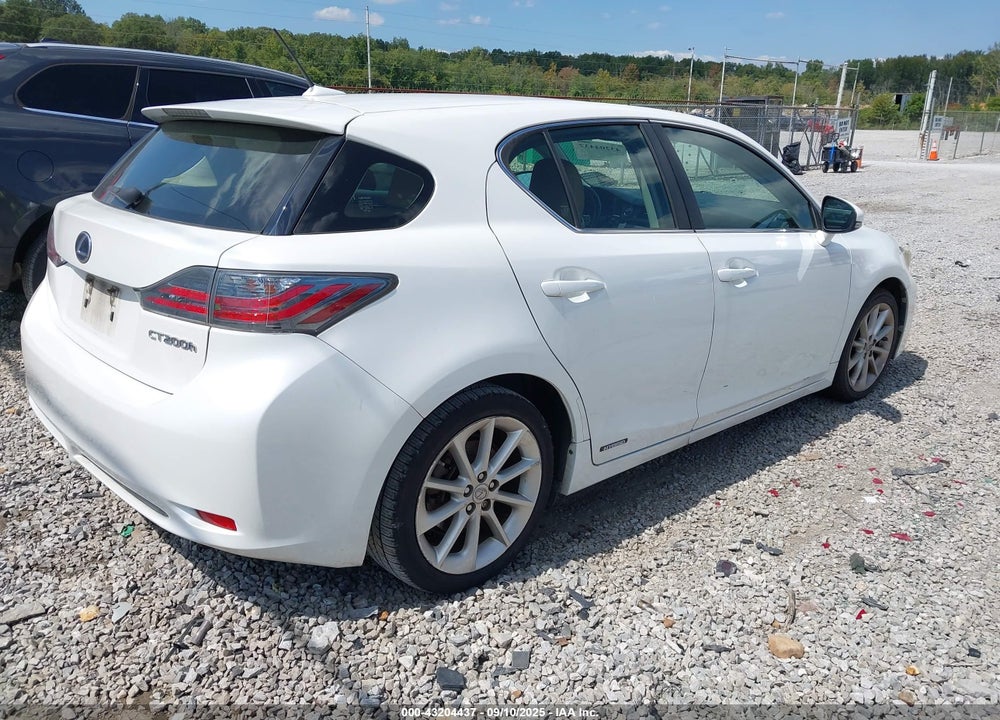 2012 LEXUS CT 200H VIN: JTHKD5BH1C2084270