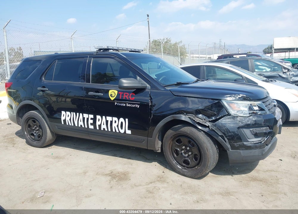 2016 FORD POLICE INTERCEPTOR UTILITY VIN: 1FM5K8ARXGGD04820