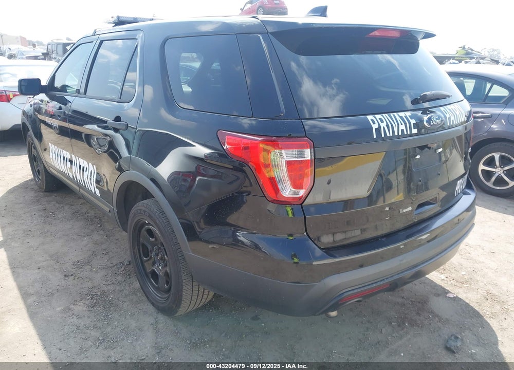 2016 FORD POLICE INTERCEPTOR UTILITY VIN: 1FM5K8ARXGGD04820