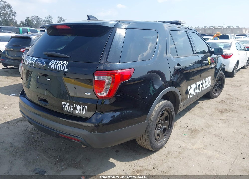 2016 FORD POLICE INTERCEPTOR UTILITY VIN: 1FM5K8ARXGGD04820
