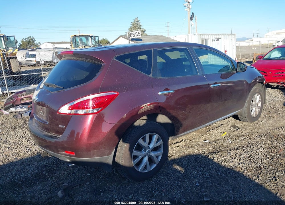 2013 NISSAN MURANO S VIN: JN8AZ1MWXDW323199