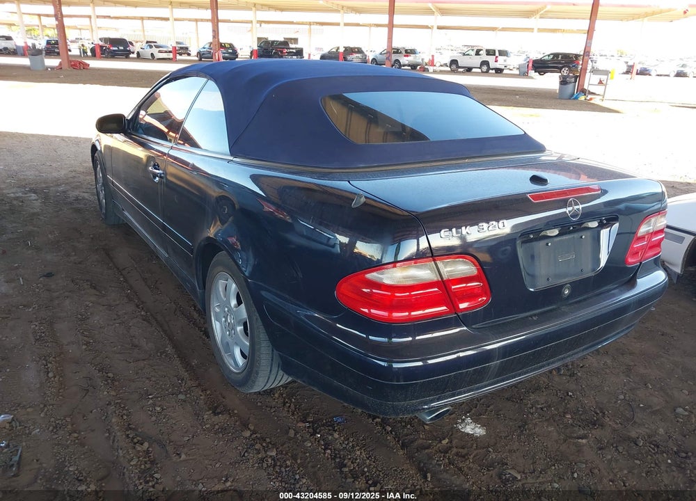 2002 MERCEDES-BENZ CLK 320 VIN: WDBLK65G82T102601