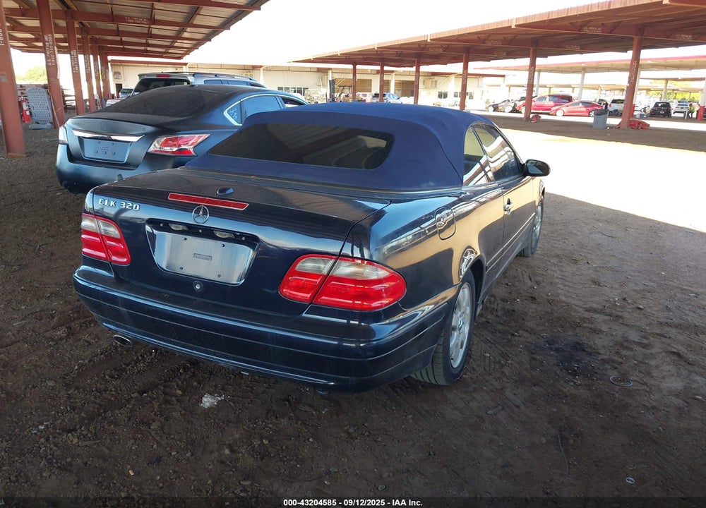 2002 MERCEDES-BENZ CLK 320 VIN: WDBLK65G82T102601