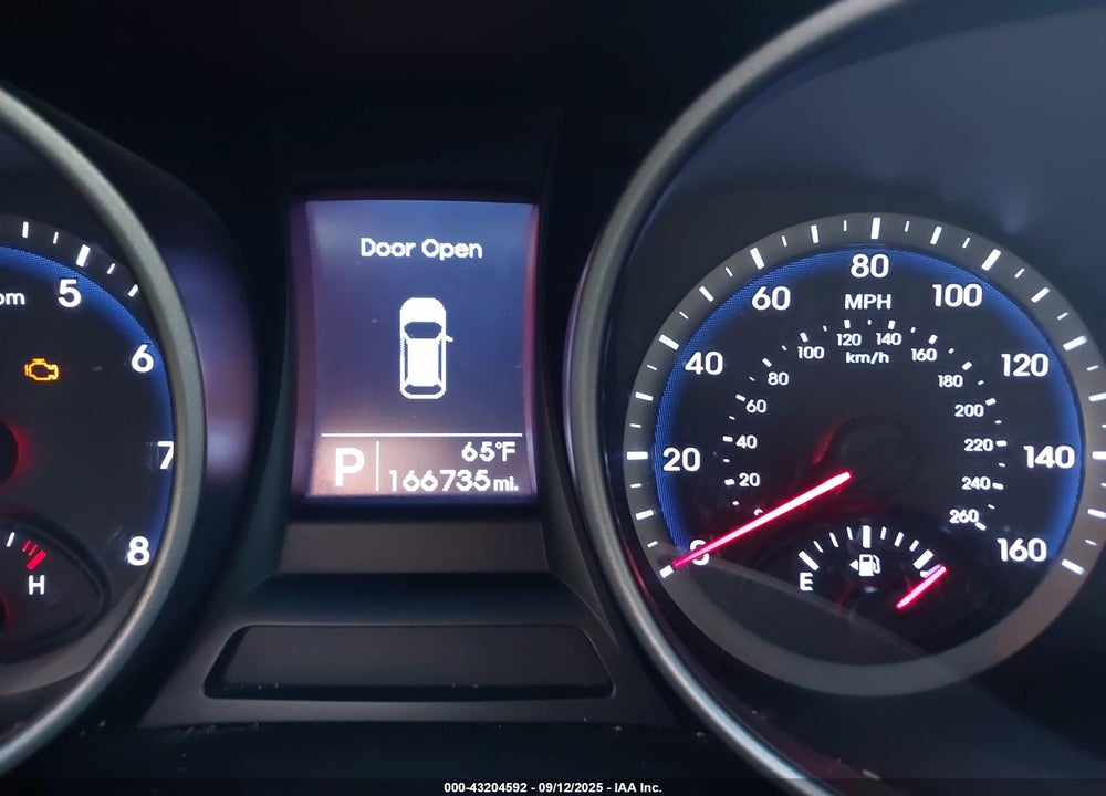 2013 HYUNDAI SANTA FE GLS VIN: KM8SM4HF4DU015124