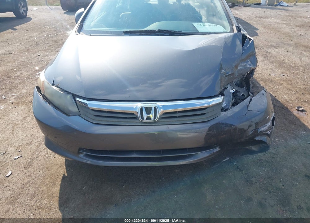2012 HONDA CIVIC VIN: 19XFB2F50CE097733