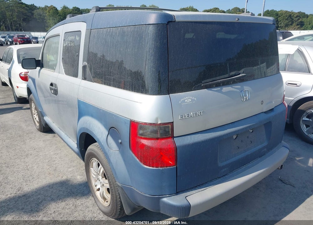 2006 HONDA ELEMENT EX VIN: 5J6YH18686L000839
