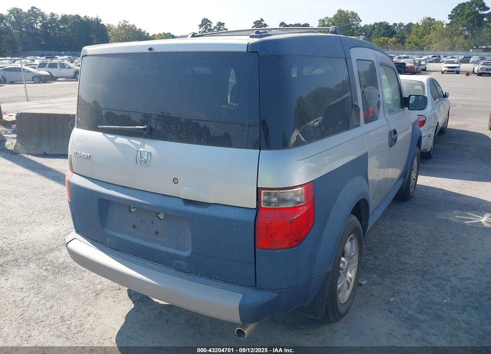 2006 HONDA ELEMENT EX VIN: 5J6YH18686L000839