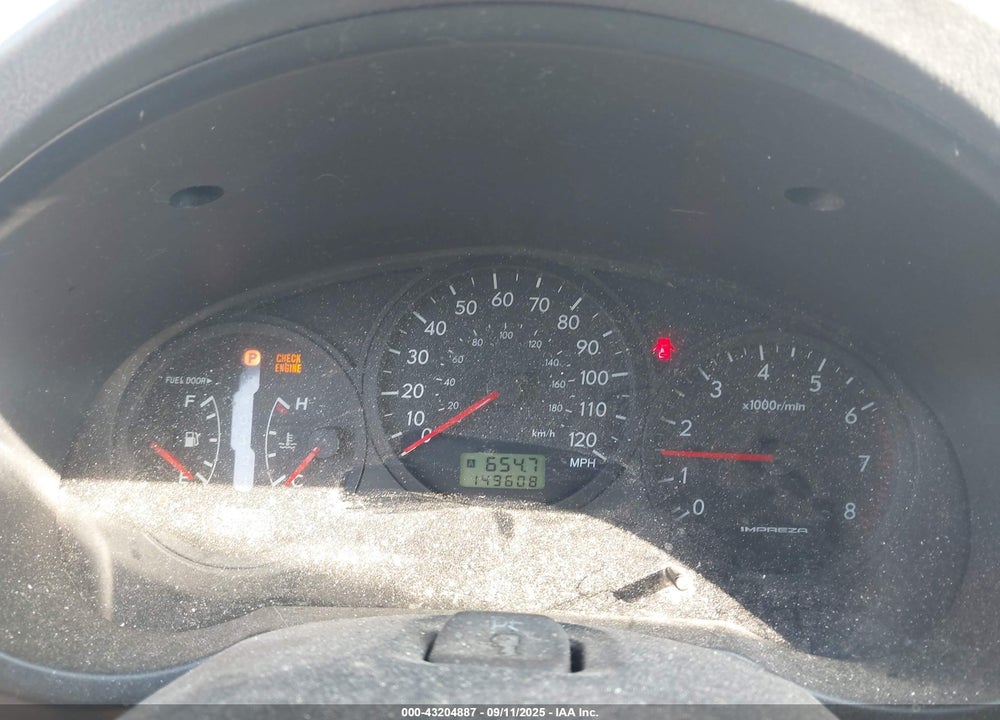 2004 SUBARU IMPREZA OUTBACK SPORT VIN: JF1GG68534H820924